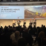 Les acteurs des transports publics réunis ce mardi à la Foire du Valais, lors du Rendez-vous du Tourisme.
